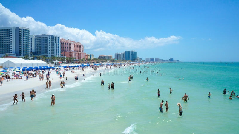 Clearwater Beach includes a resort area and a residential area on the Gulf of Mexico in Pinellas County on the west central coast of Florida. Located ...